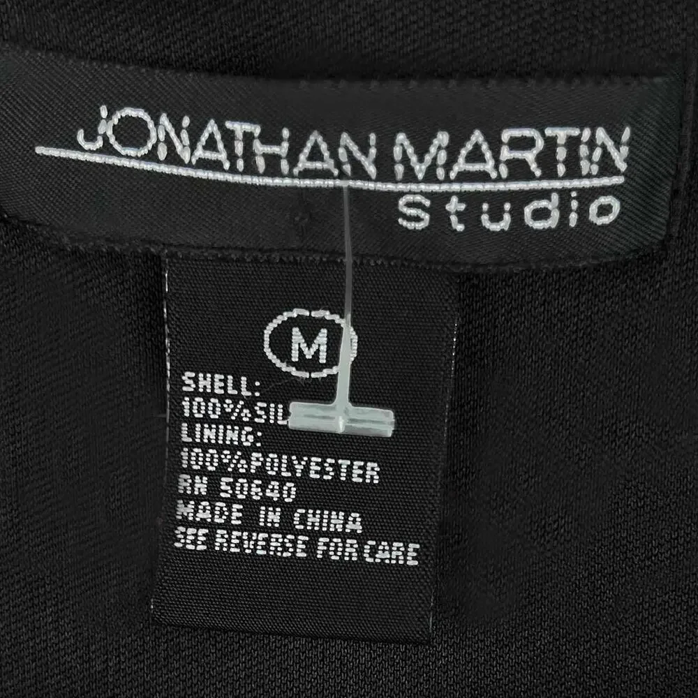 Jonathan Martin 100% Silk Floral Top Size Medium - Picture 2 of 11